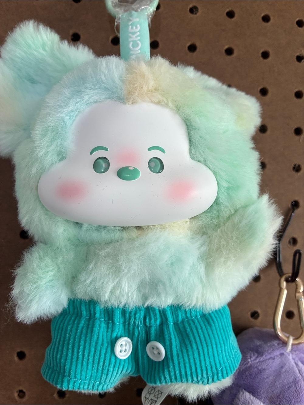 Mint Cloud Plush Character with Teal Shorts - Kids Toys - Picture 1 of 3